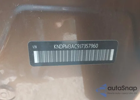 2018 Kia Sportage Lx from USA, damaged, VIN KNDPM3AC9J7357960